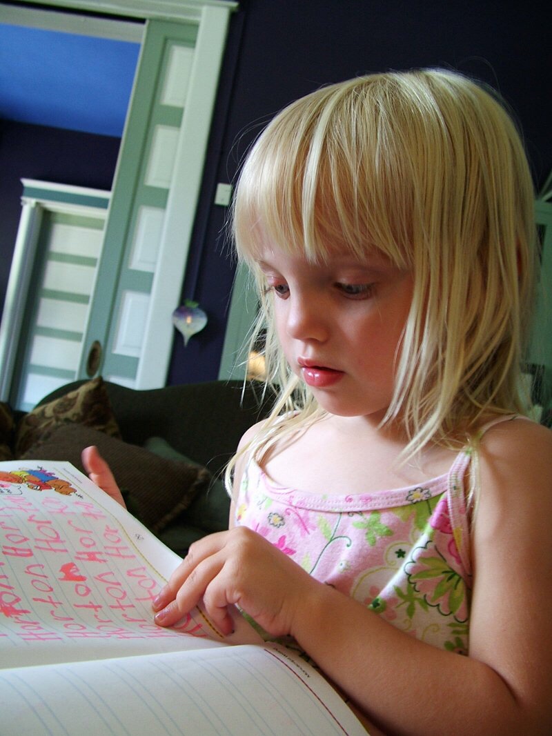 Girl reading