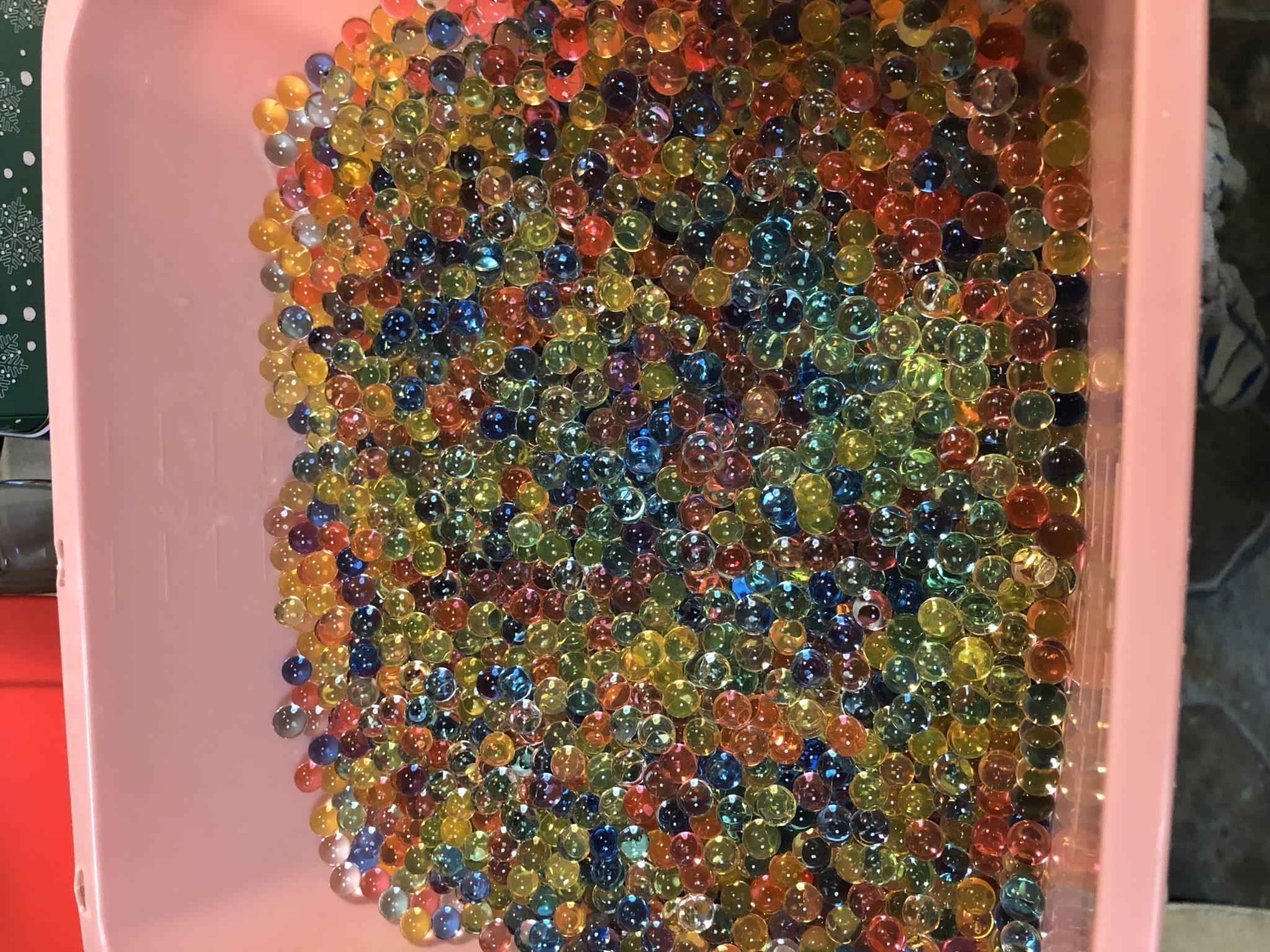 Water beads.