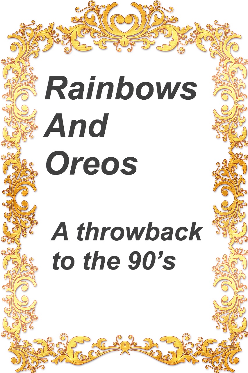 Rainbows and Oreos pin