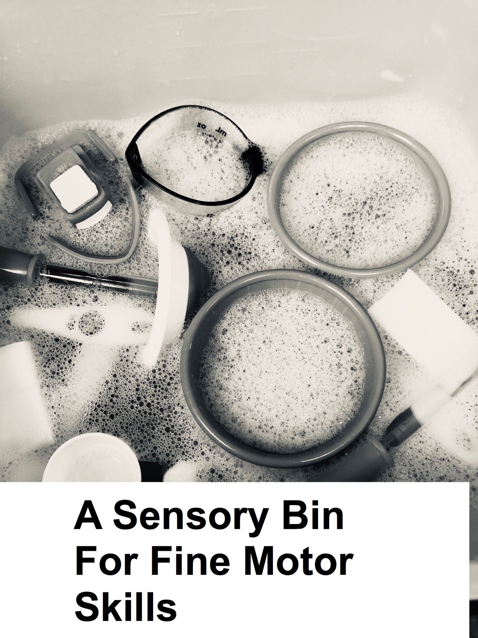 Sensory Bin for Fine Motor Skills pin.