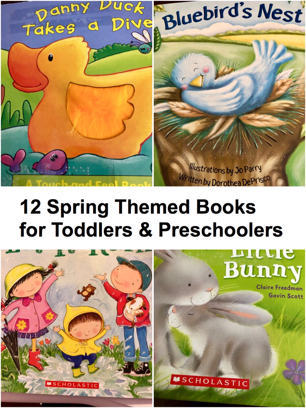 12 Spring Themed Books for Toddlers and Preschoolers pin