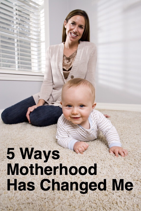 5 Ways Motherhood Has Changed Me. Crawling baby pin
