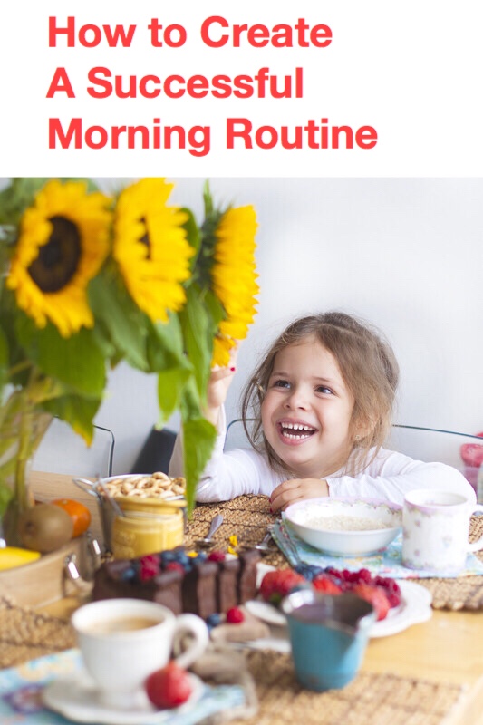 How to create morning routines pin