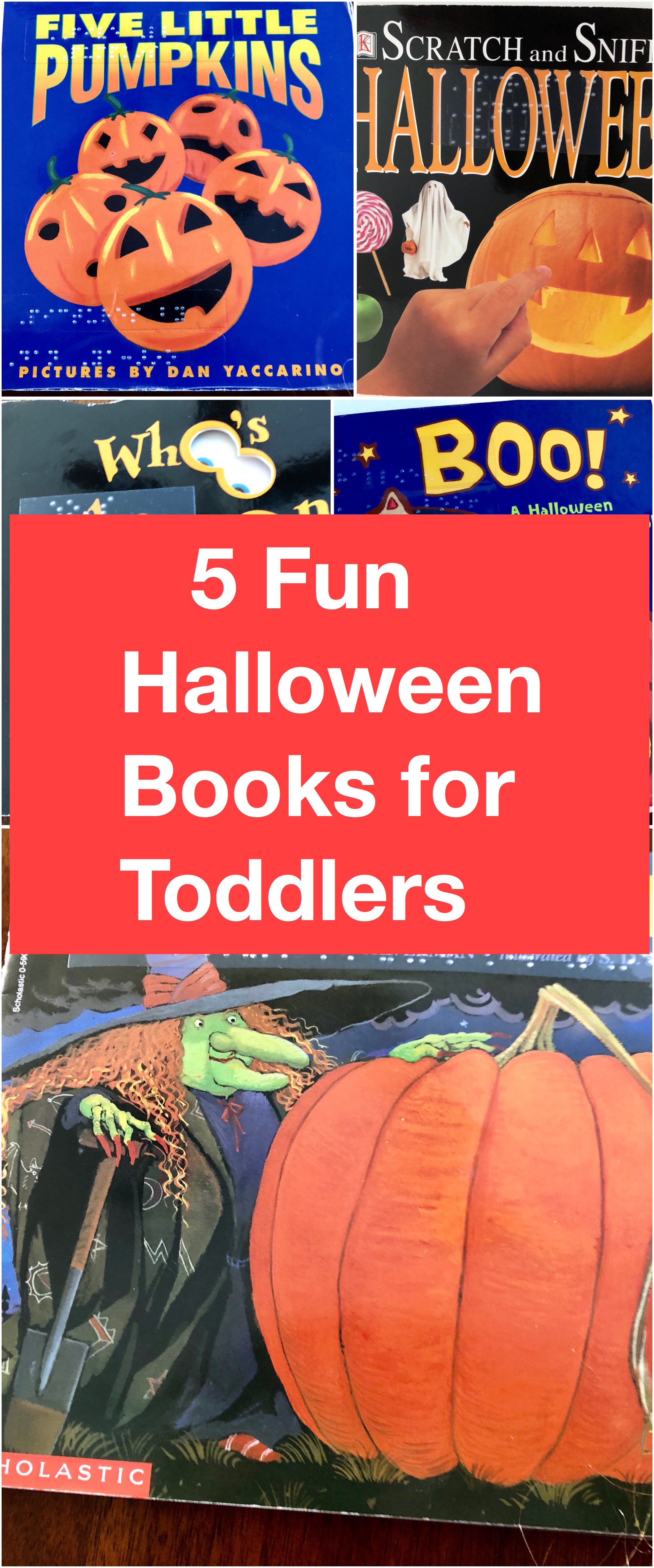 5 fun Halloween books pin