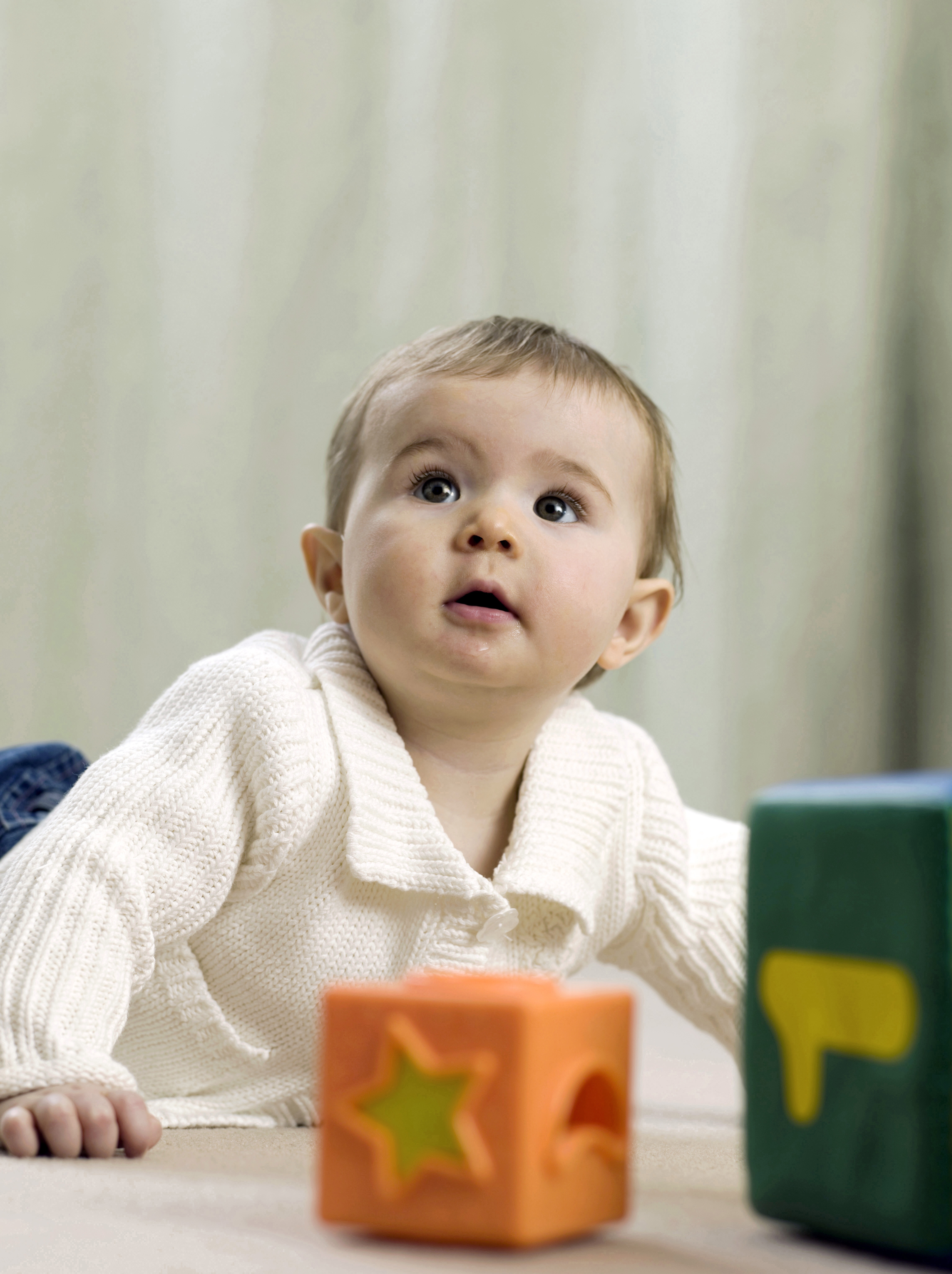 Baby crawling