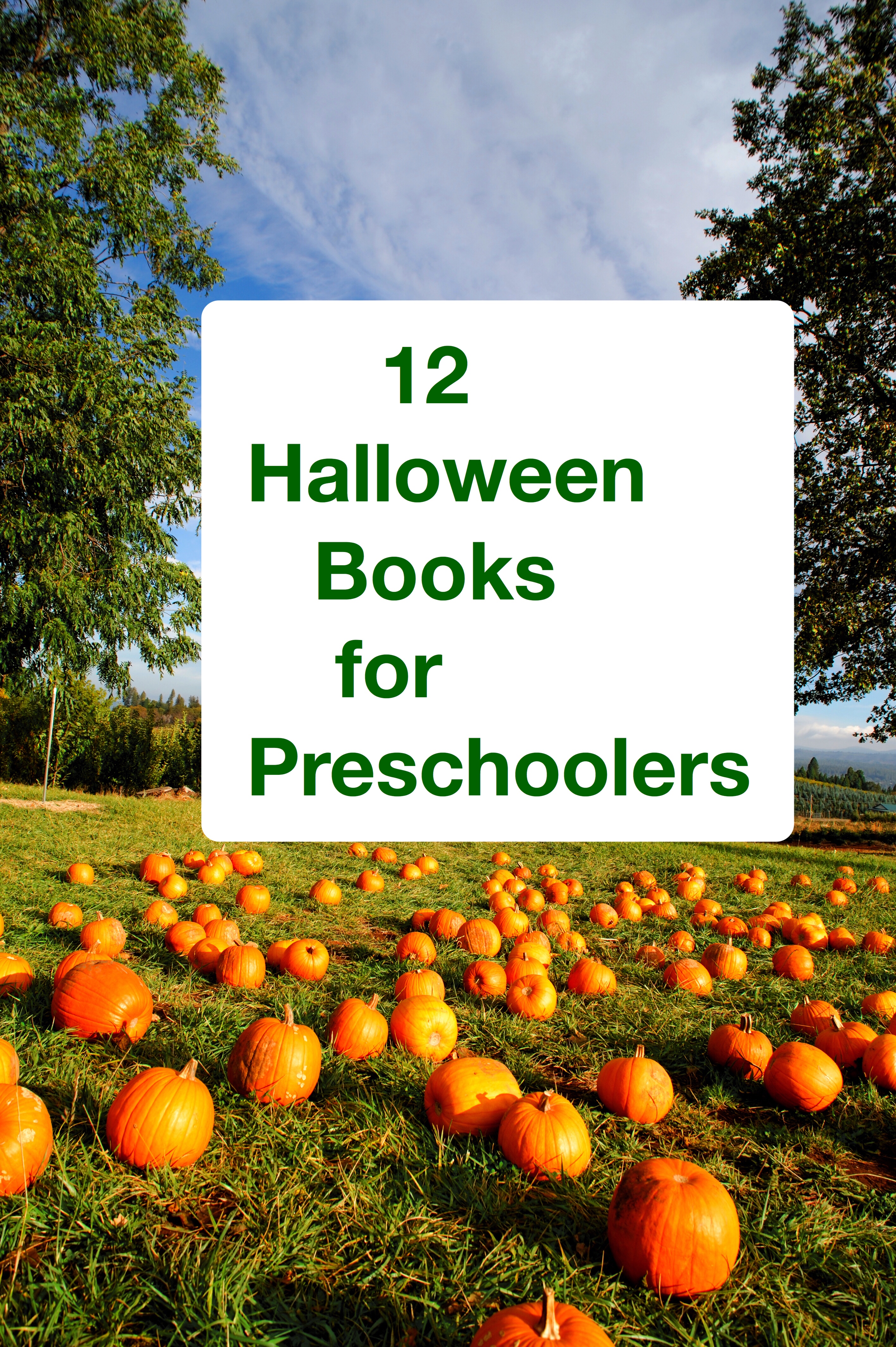 12 Halloween Books for Preschoolers pin