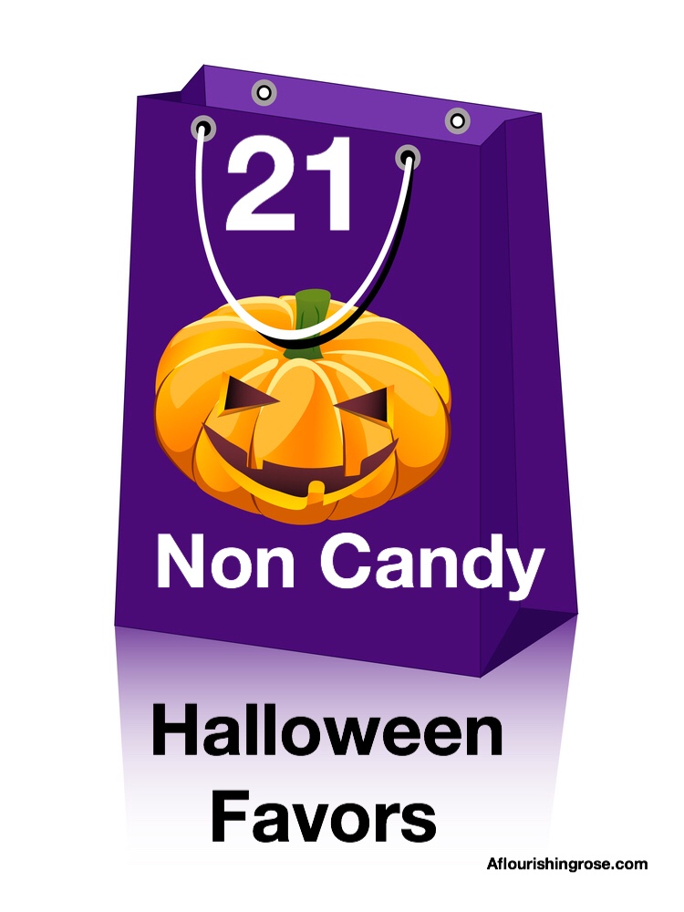 21 Non Candy Halloween Favors pin