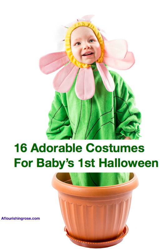 16 Adorable costumes. Girl dressed as flower pin