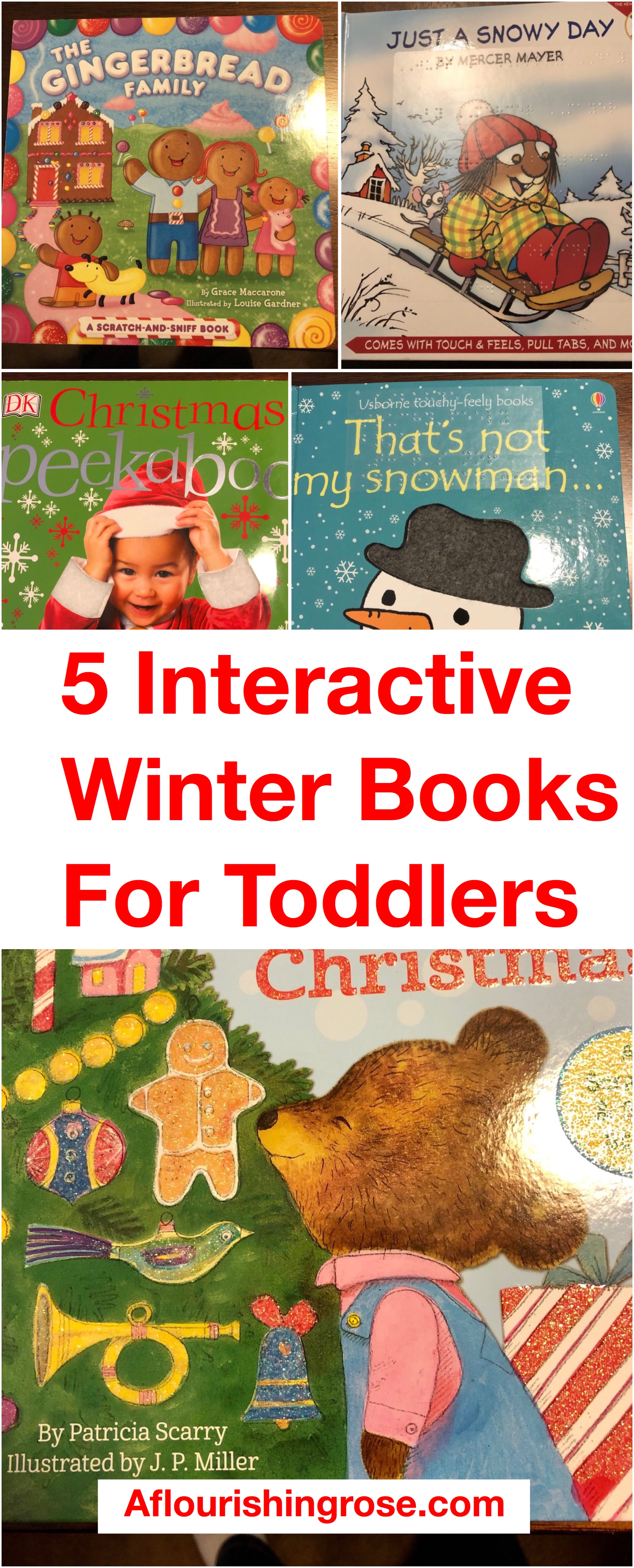 5 Interactive Winter Books for Toddlers