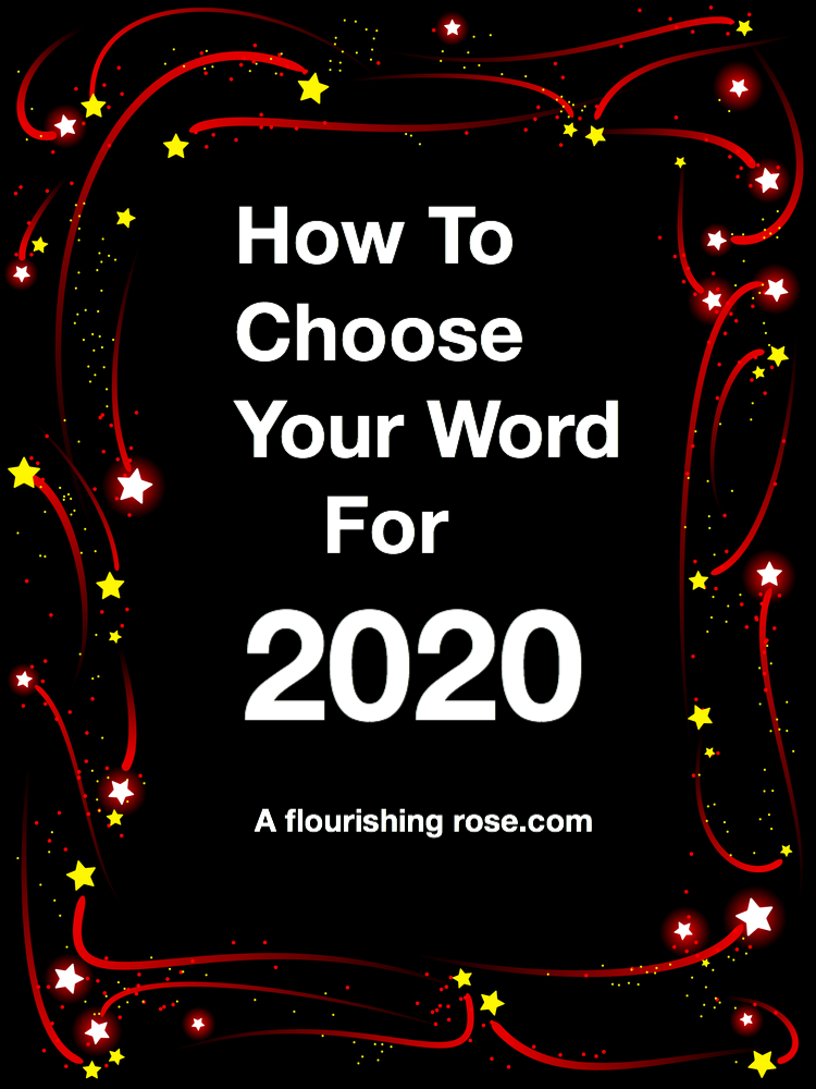 How to Choose Your Word for 2020