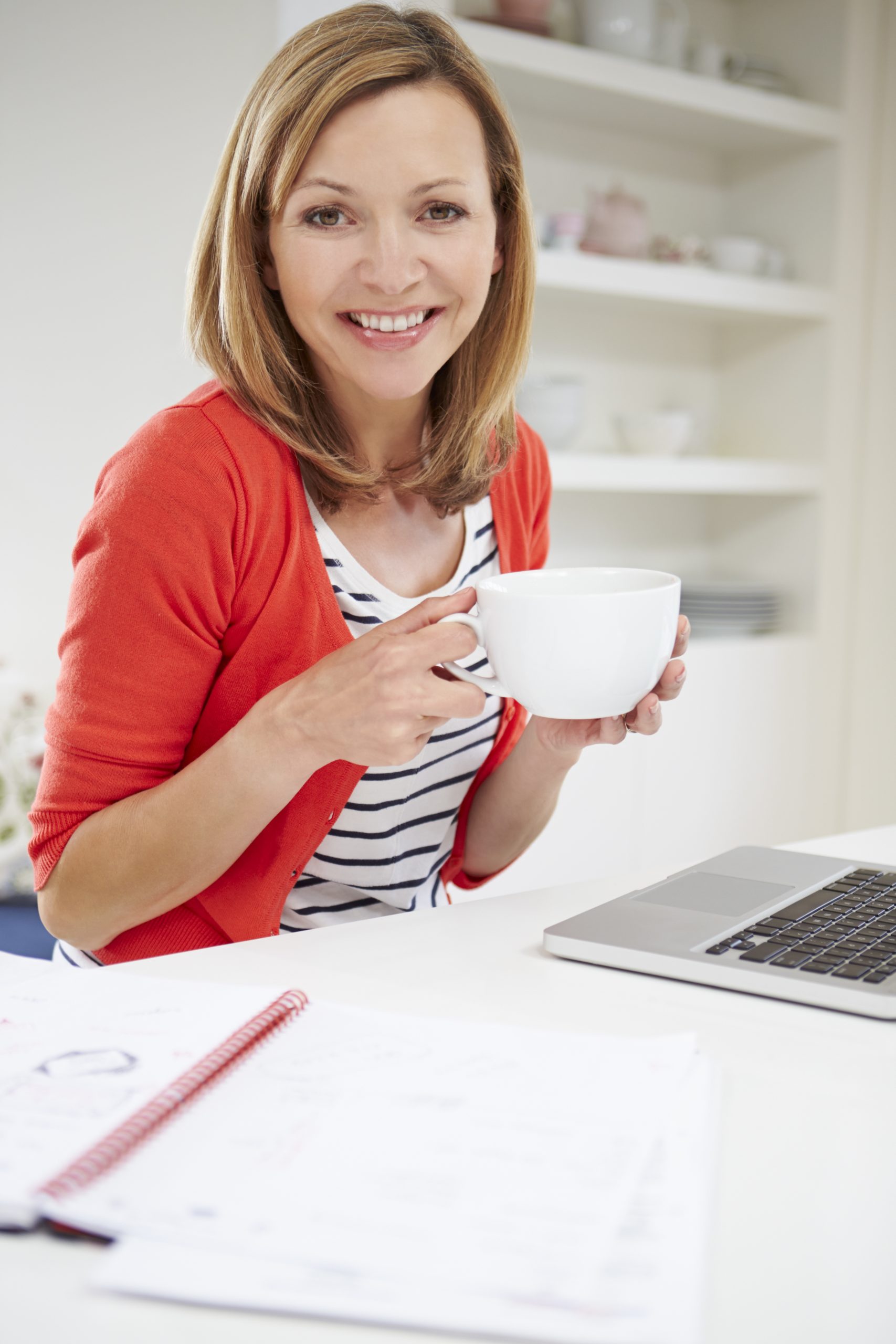 Business woman working from home