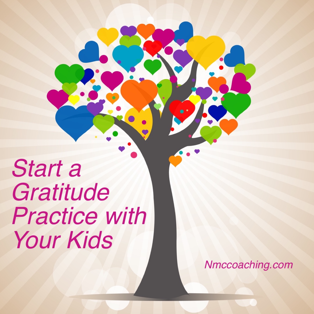 Gratitude tree. Start practicing gratitude with your kids